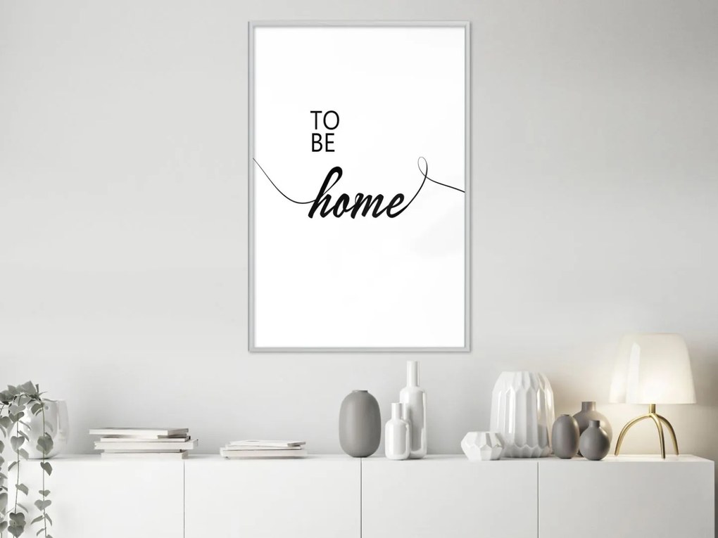 Αφίσα - To Be Home - 20x30 - Χρυσό - Χωρίς πασπαρτού