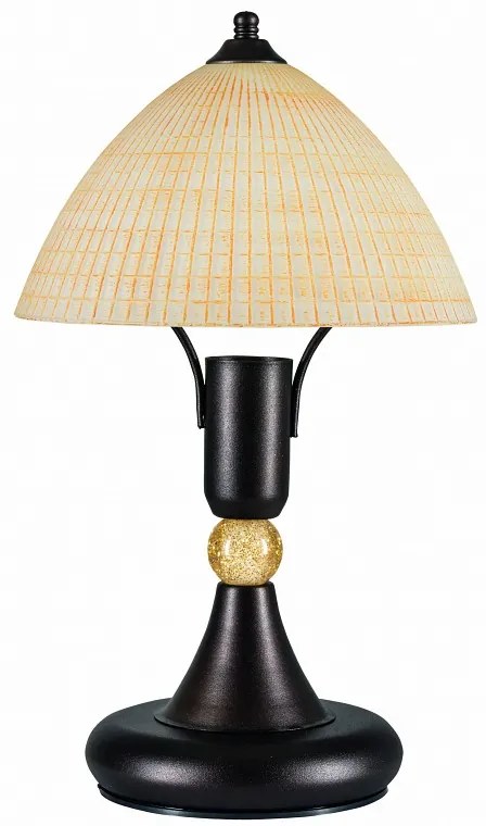 Arkolight Μοντέρνο Επιτραπέζιο Πορτατίφ Φωτιστικό Μαύρο-Μελί Π1126-2/18