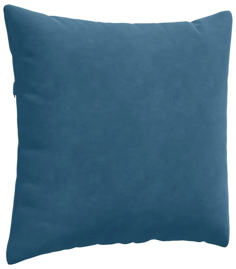 vidaXL Μαξιλάρι Καναπέ 2 pcs Μπλε 45 x 45 cm Υφασμάτινο Κορντουρά