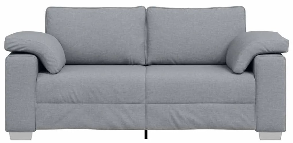 vidaXL Καναπές με μαξιλάρι Ανοιχτό γκρι 180 x 77 x 82 εκ ύφασμα