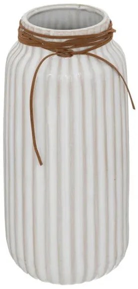 Βάζο Whiten Pakoworld κεραμικό σε λευκή απόχρωση Φ13x28εκ 199-000587 199-000587 Λευκό