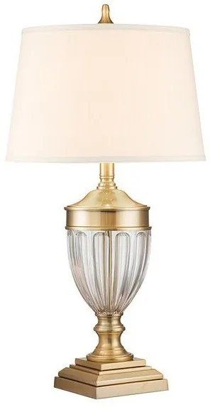 Επιτραπέζιο Φωτιστικό 1xE27 Dennison Elstead Lighting-QZ-DENNISON-BB-Ορείχαλκος QZ-DENNISON-BB