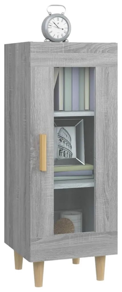 vidaXL Ντουλάπι Γκρι Sonoma 34,5x34x90 εκ. από Επεξεργασμένο Ξύλο