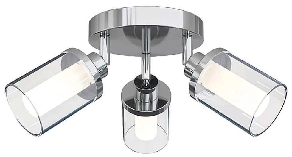 Φωτιστικό Οροφής - Πλαφονιέρα Vista 8050 3xG9 25W Chrome Nowodvorski Metal, Plastic