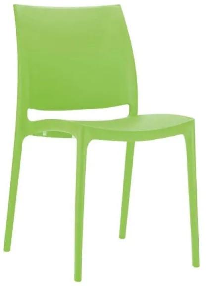 Καρέκλα Πολυπροπυλενίου 22τμχ Maya Tropical Green 44Χ50Χ81εκ.