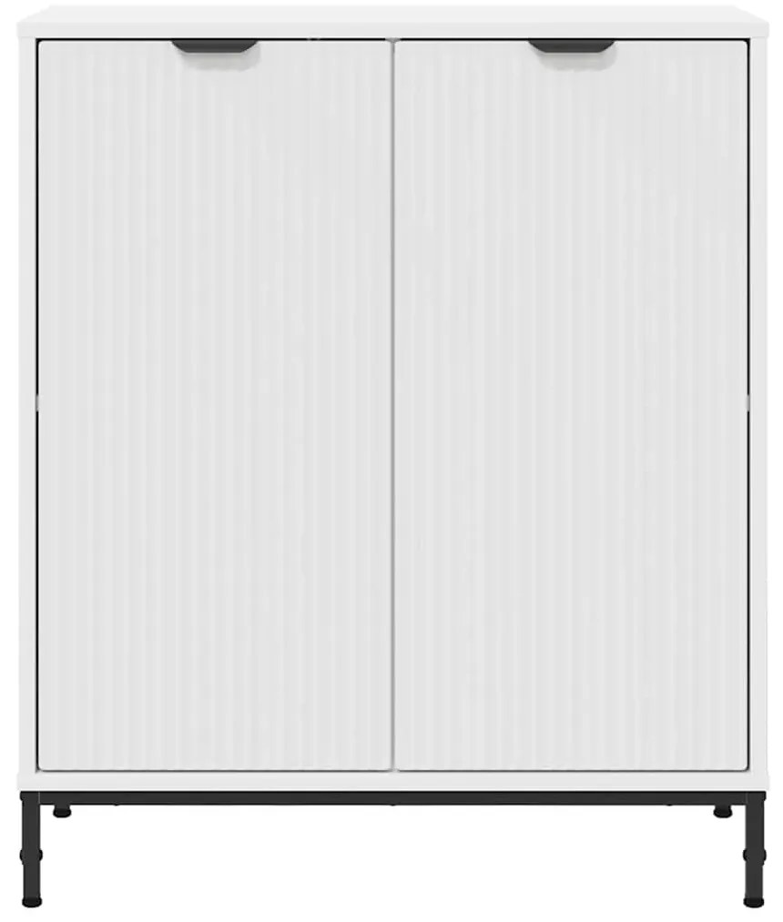 vidaXL Πλαϊνό γραφείο Λευκό 69.5 x 33 x 82 εκ. Επεξεργασμένο ξύλο