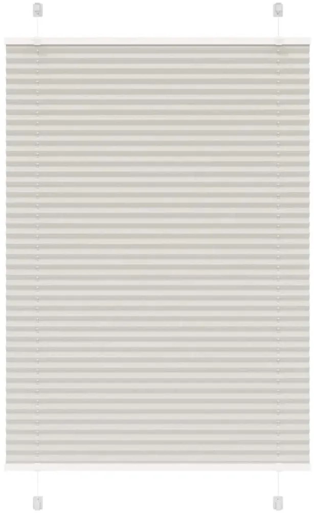 Πλισέ περσίδα ανοιχτό γκρι 85x150 cm Πλάτος υφάσματος 84,4 cm 4015344