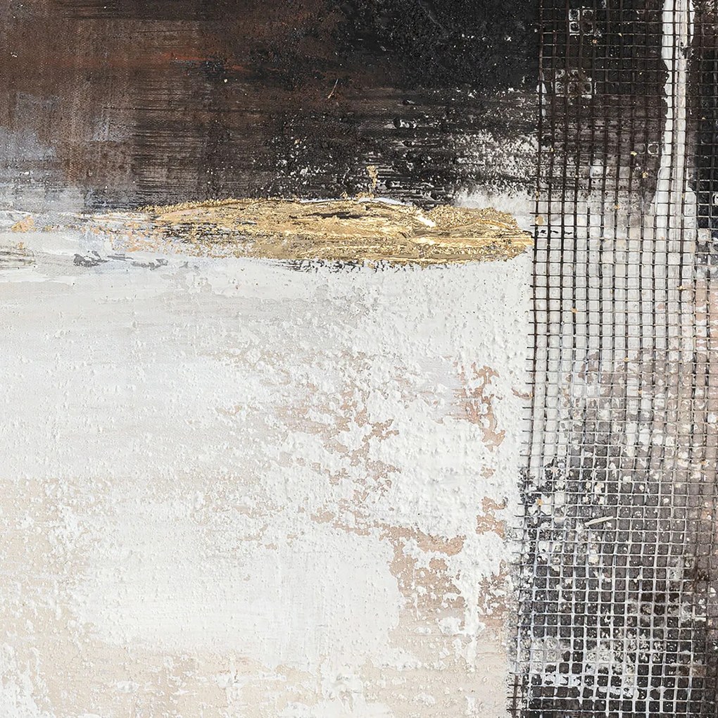 Καμβάς DKD Home Decor Τζίντζερ Καμβάς 90 x 2,4 x 90 cm