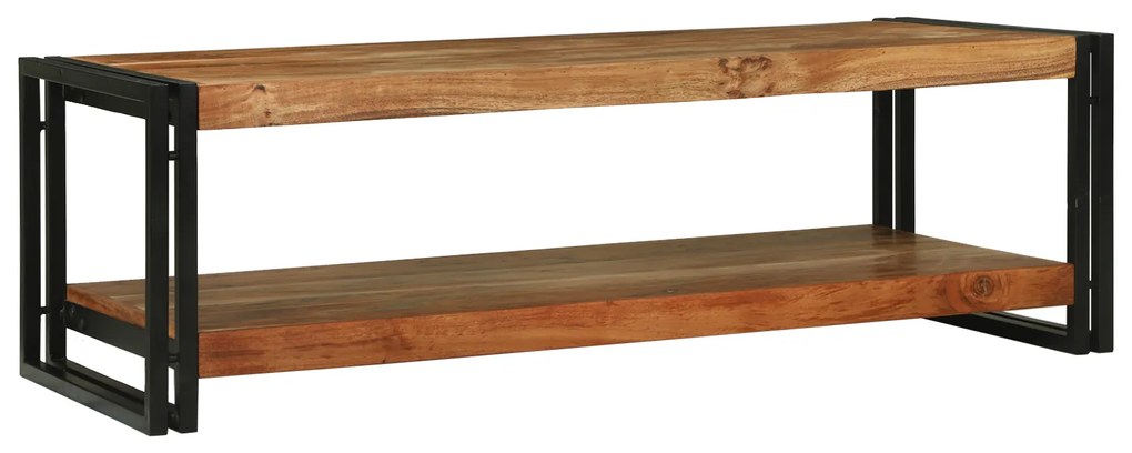 vidaXL Τραπεζάκι Καφέ 120x50x38 cm Μασίφ Ξύλο Ακακίας