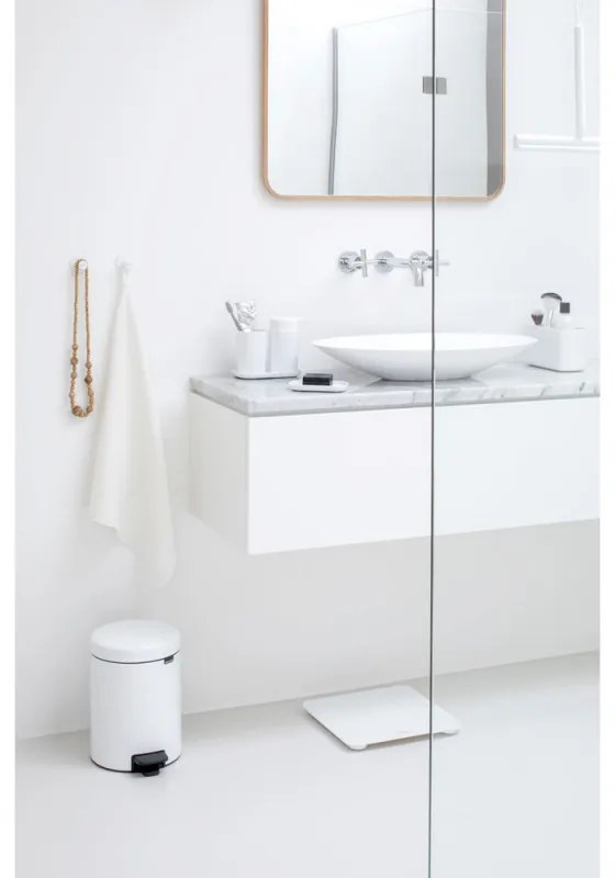 Σετ 2 κρεμάστρων Brabantia ReNew 1003486, Περιλαμβάνεται σετ τοποθέτησης, Μέχρι 2 kg, Λευκό