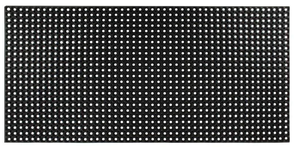 Ποδόμακτρο 16 χιλ. 100 x 200 εκ. από Καουτσούκ - Μαύρο
