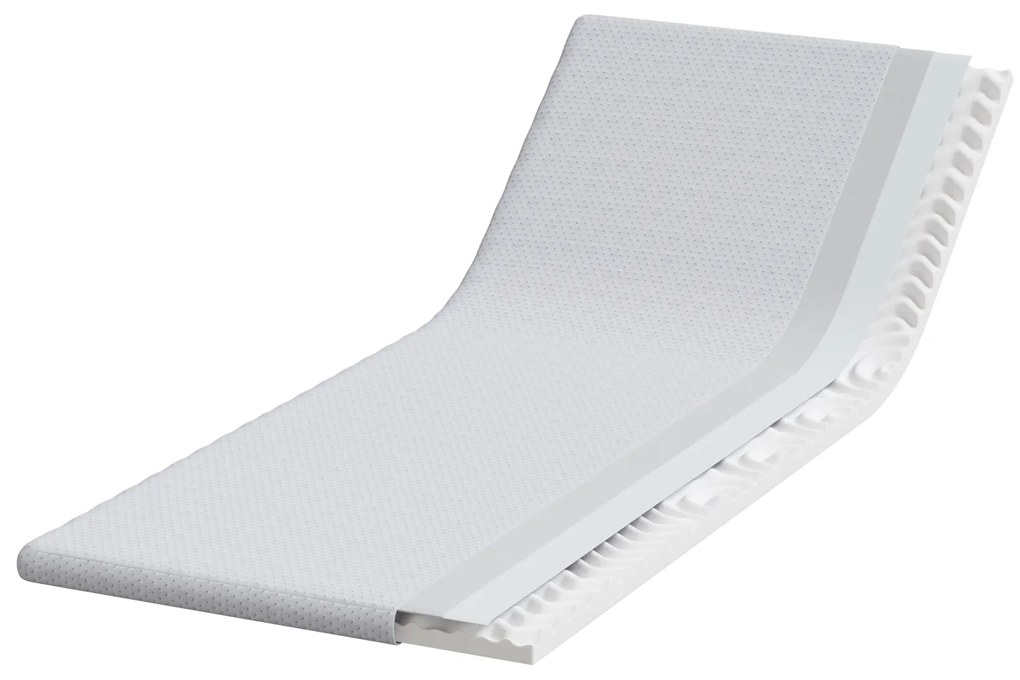 vidaXL Στρώματα Λευκό 70 x 200 cm 100% ύφασμα πολυεστέρα με τζακάρ