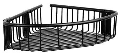 KARAG  RETI Καλάθι γωνιακό σχαρωτό RETI 9638 55 Μαύρο ματ KARAG 21x21x7cm KARAG-3800201584401