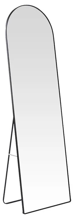 Καθρέπτης Plaza I pakoworld αλουμίνιο σε μαύρη απόχρωση 50x28x160εκ