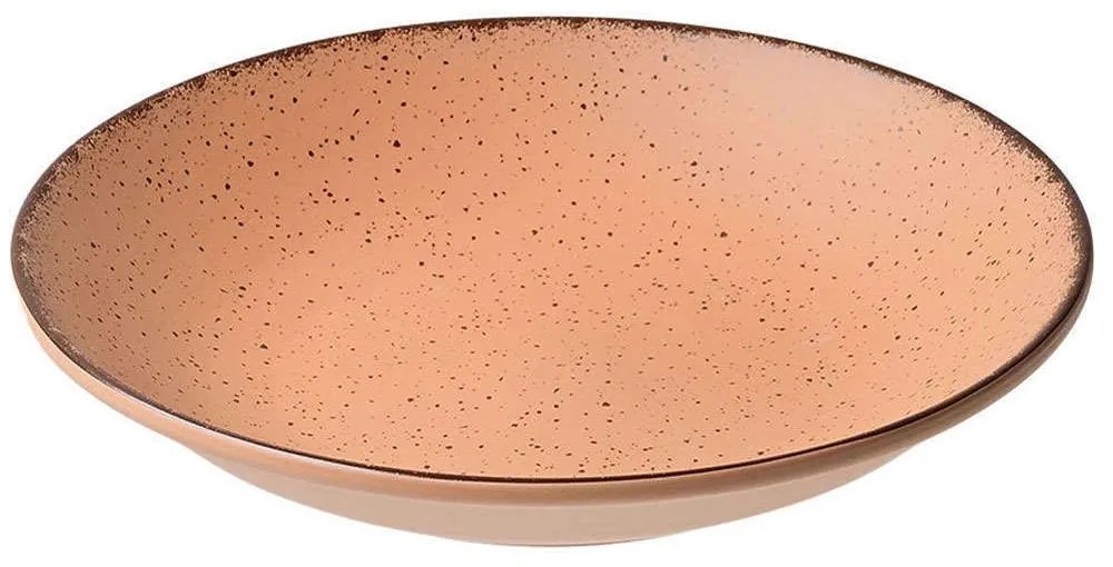 Πιάτο Βαθύ Terra 07-15930 23cm Salmon Estia Porcelain