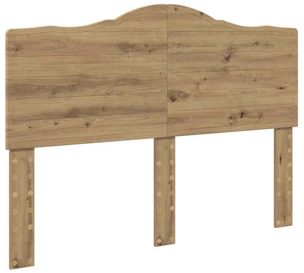 vidaXL Κεφαλάρι με κεφαλάρι Artisan Oak 140 cm Επεξεργασμένο ξύλο