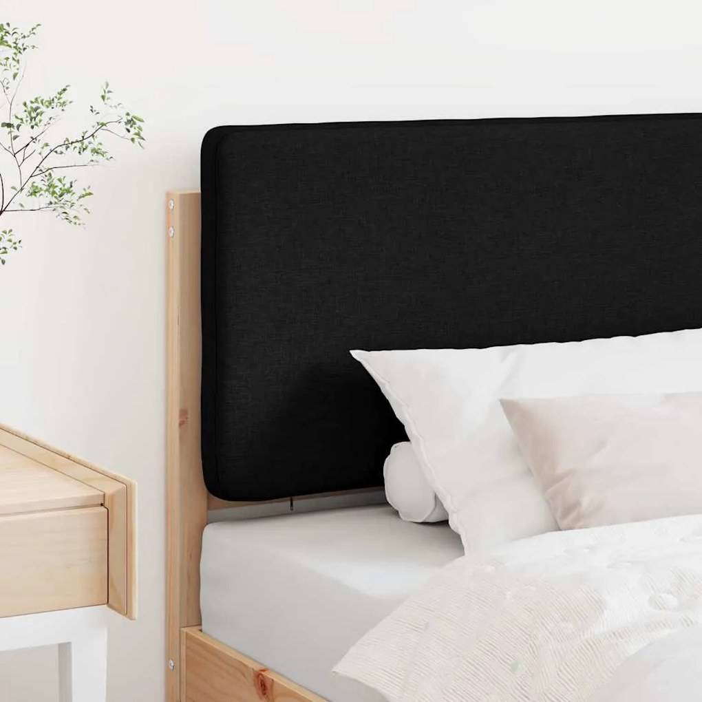 vidaXL Ταπετσαρισμένο κεφαλάρι με κεφαλάρι Καφέ και Μαύρο 75 cm
