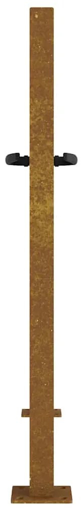 vidaXL Πύλη Κήπου 105x80 εκ. από Ατσάλι Corten