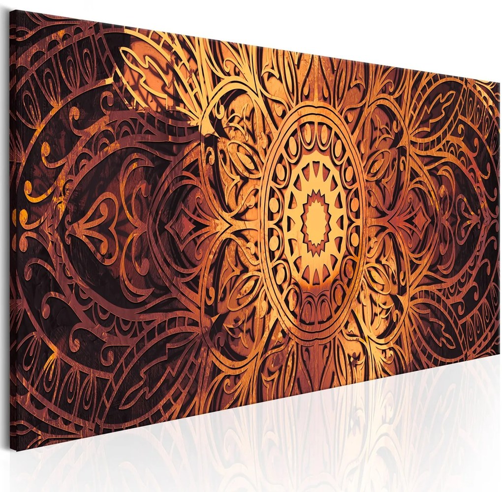 Πίνακας - Amber Mandala 135x45