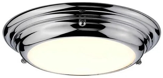 Πλαφονιέρα Φωτιστικό  Μπάνιου/Διαδρόμου  LED 12W IP54 Welland Elstead Lighting WELLAND-F-S-PC Χρώμιο
