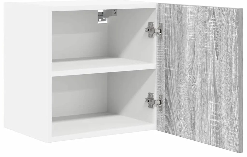 vidaXL Κρεμαστό ντουλάπι 2 pcs Γκρι Σομόνα και Λευκό 40 x 31 x 40 εκ.