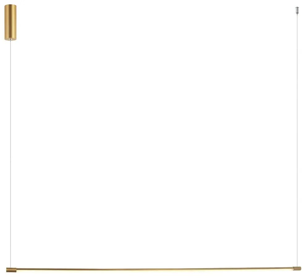 Φωτιστικό Οροφής 20120 Led 3000K 20W Gold Matt Aluminum,Acrylic