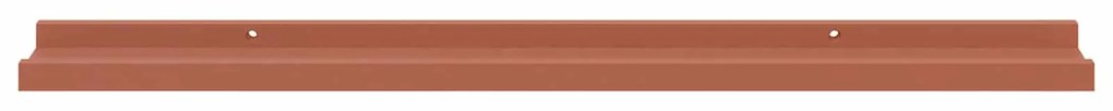 vidaXL Ράφι Τοίχου 2 pcs Κόκκινο 80 x 9 x 3 cm Επεξεργασμένο ξύλο