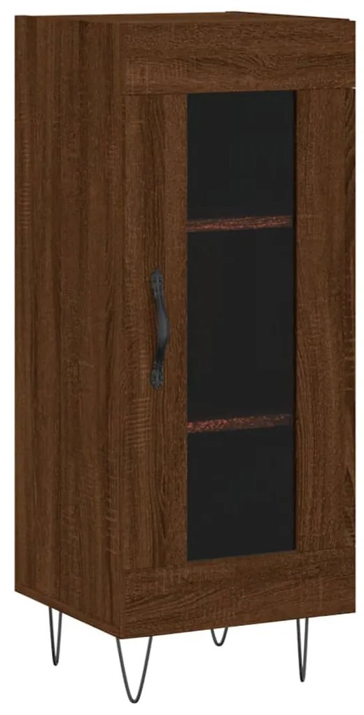 vidaXL Ντουλάπι Καφέ Δρυς 34,5 x 34 x 90 εκ. Επεξεργασμένο Ξύλο
