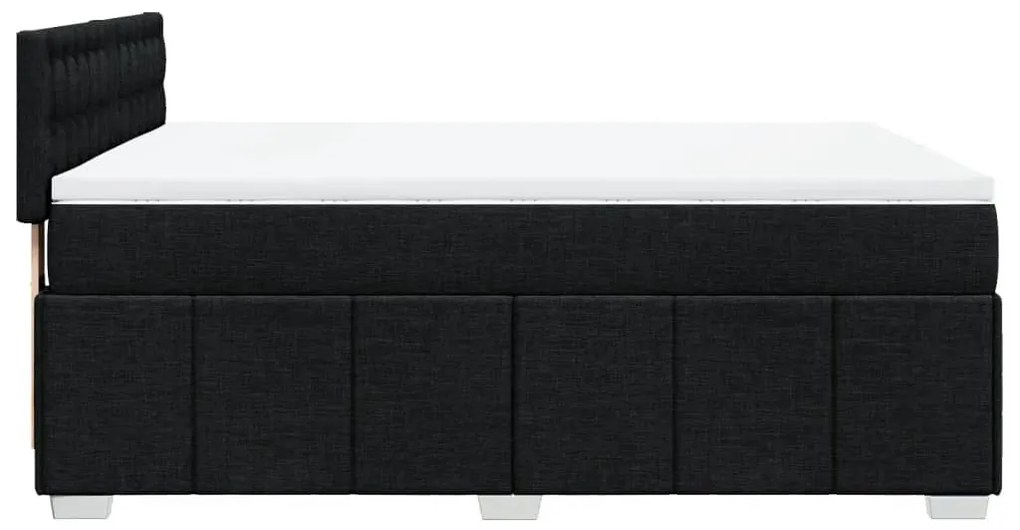 ΚΡΕΒΑΤΙ BOXSPRING ΜΕ ΣΤΡΩΜΑ ΜΑΥΡΟ 140X200 ΕΚ. ΥΦΑΣΜΑΤΙΝΟ 3289407