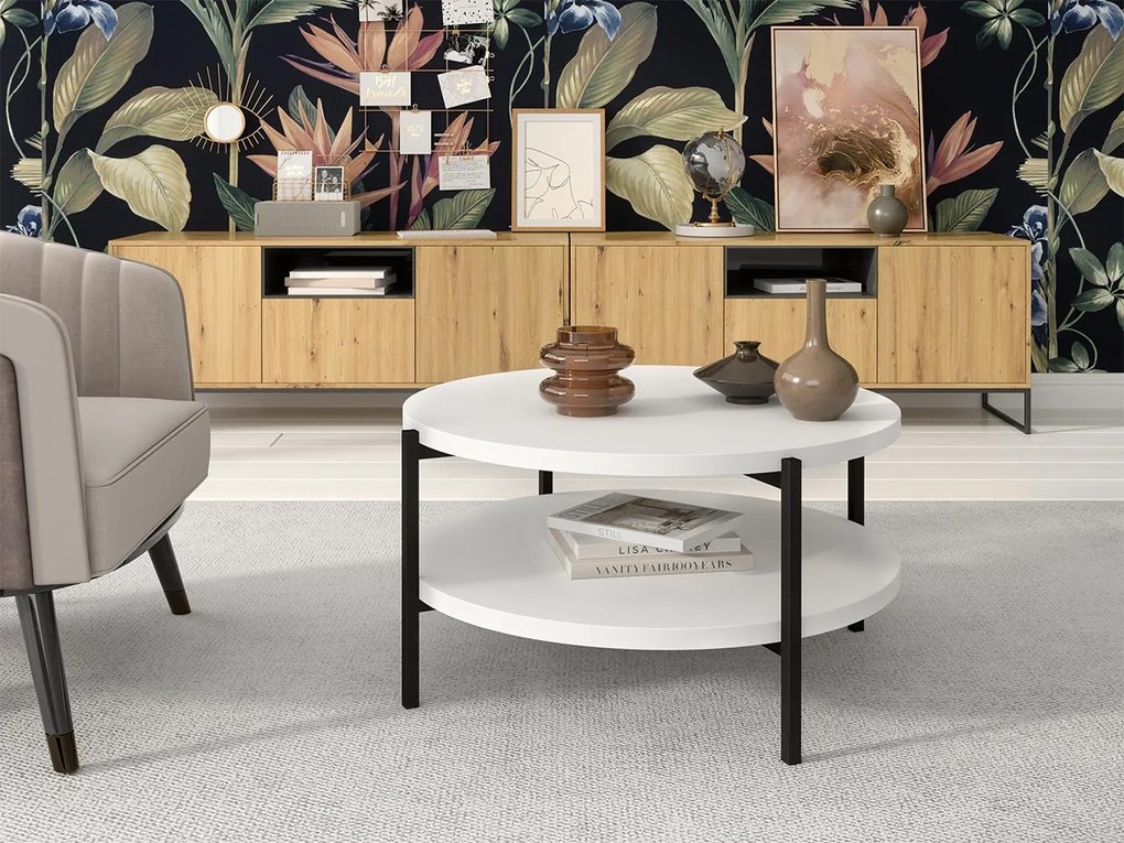 Τραπεζάκι σαλονιού Sigma B II-Mauro-Aspro