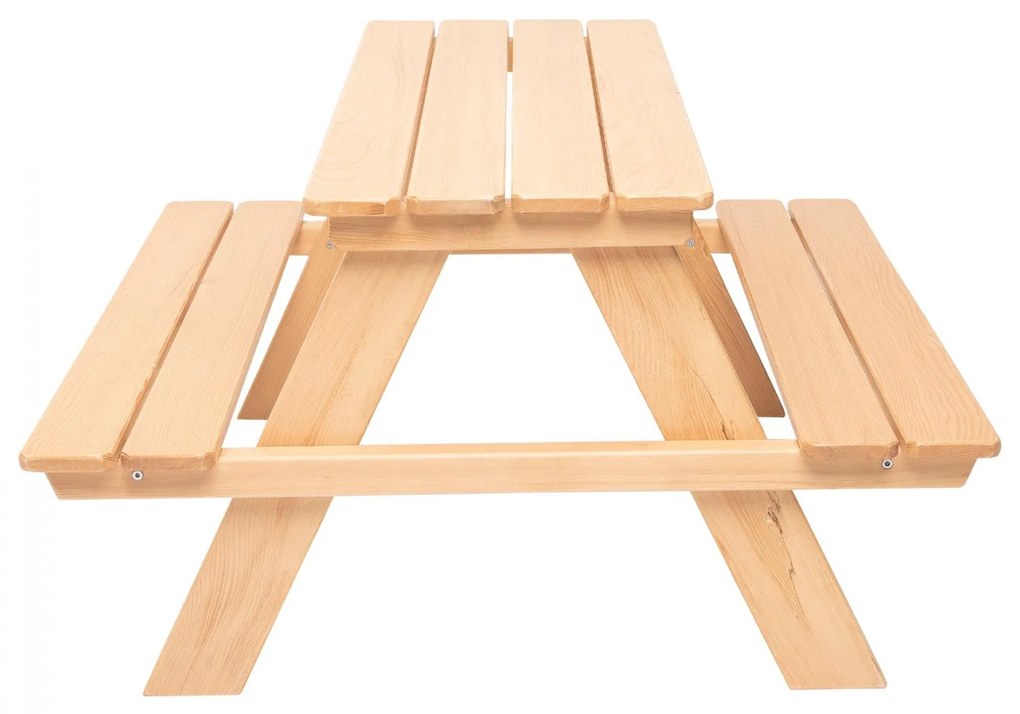 ΠΑΙΔΙΚΟ ΤΡΑΠΕΖΙ ΠΙΚΝΙΚ ΞΥΛΙΝΟ MIKO  ΦΥΣΙΚΟ 88x88x52,5Y εκ.