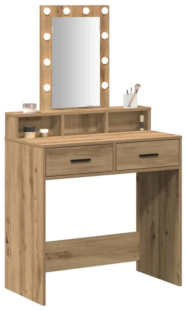 vidaXL Τραπέζι περιποίησης Καφέ 79 x 41 x 140 εκ. Επεξεργασμένο ξύλο