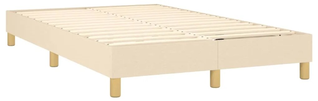 ΚΡΕΒΑΤΙ BOXSPRING ΜΕ ΣΤΡΩΜΑ ΚΡΕΜ 120X200 ΕΚ. ΥΦΑΣΜΑΤΙΝΟ 3144164