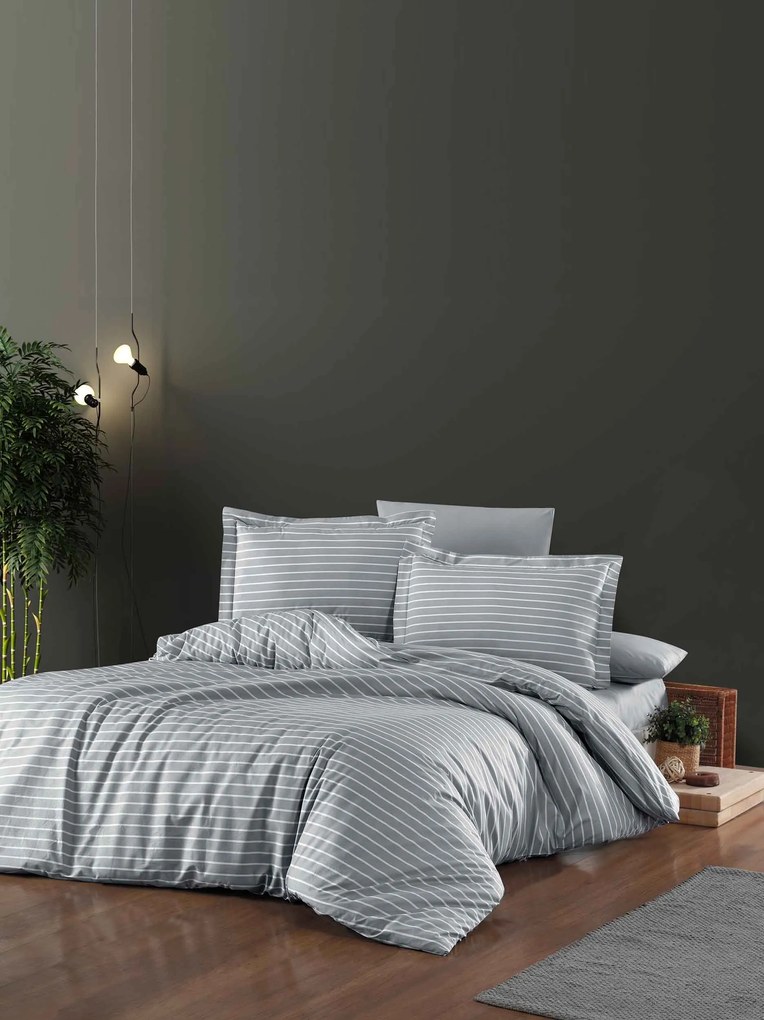 Σετ Πάπλωμα ESSENCE Γκρι Σετ πάπλωμα υπέρδιπλο: 220 x 240 + 2 μαξιλαροθήκες 52 x 72 εκ. MADI