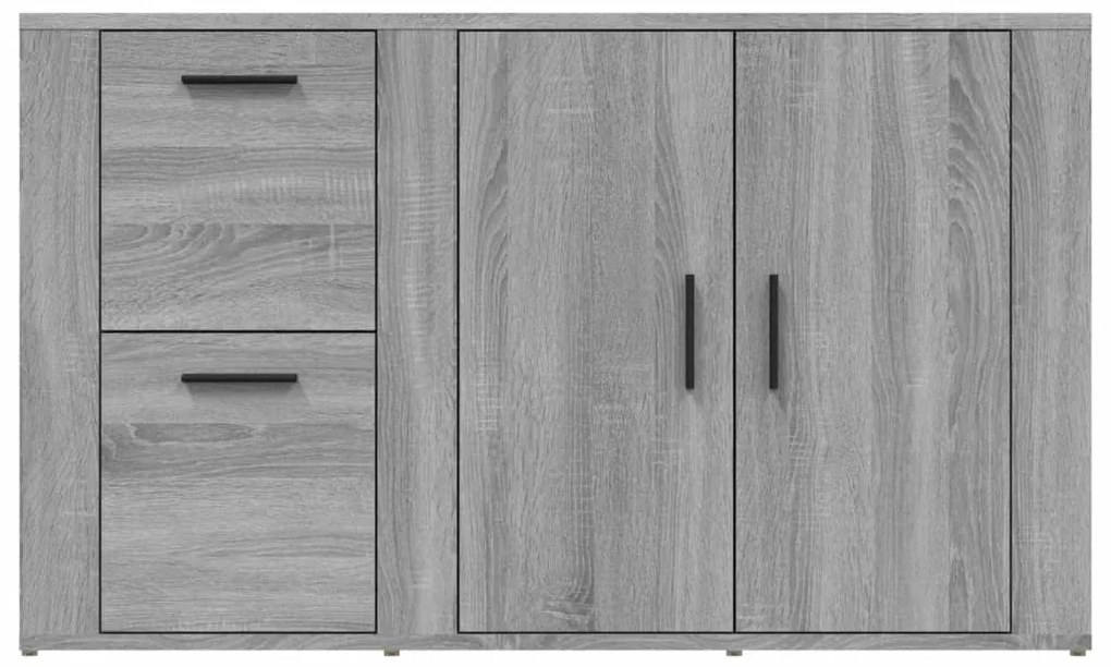 vidaXL Ντουλάπι Γκρι Sonoma 100x33x59,5 εκ. από Επεξεργασμένο Ξύλο