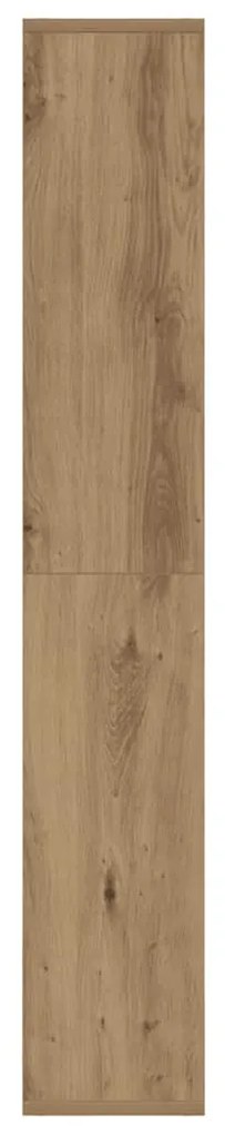 vidaXL Βιβλιοθήκη Αρτισιανή Δρυς 60x20x120 εκ. από Επεξεργασμένο Ξύλο