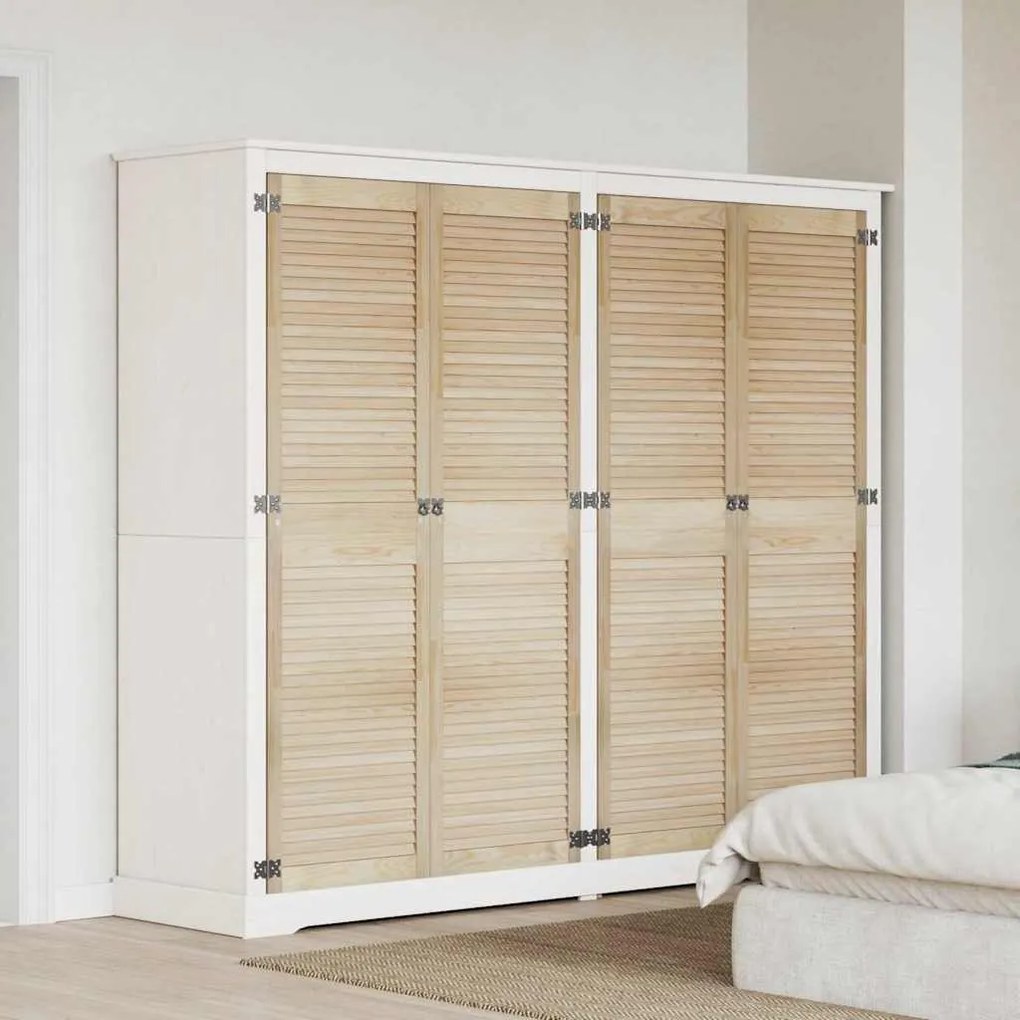 vidaXL Πόρτες Ντουλάπας Other με πόρτα 4 pcs Καφέ 201 x 49.5 x 2.1 εκ