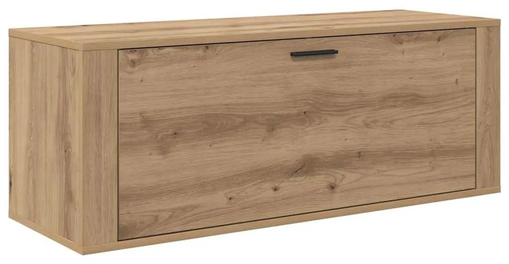 vidaXL Ντουλάπα Παπουτσιών με ράφι artisan δρυς 100 x 35 x 38 εκ.