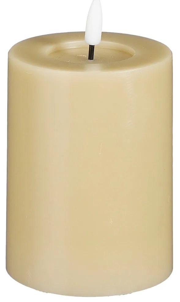 Διακοσμητικό Φωτιστικό Κερί LED (Φ7.5x10) Edelman Mica Taupe 1134706