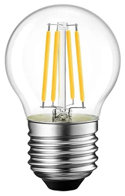 Λαμπτήρας LED G45 Bulb pakoworld 4W 3000K E27 clear - 342-000083