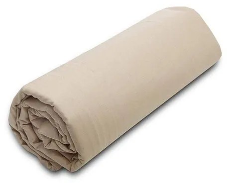 Κατωσέντονο Menta με λάστιχο 22 Sand Ημίδιπλο (120x200+20)