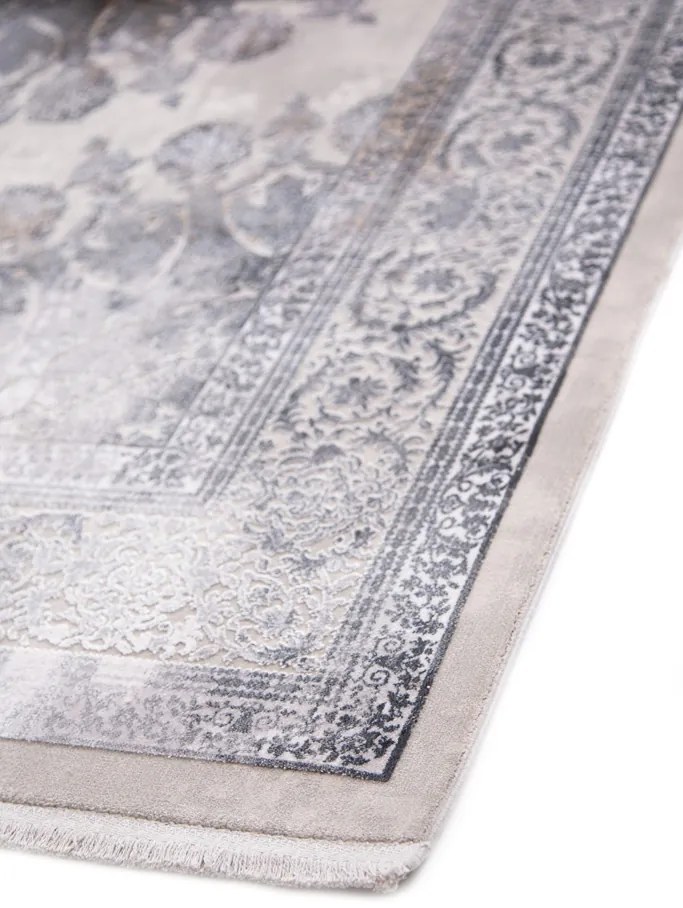 Χαλί Bamboo Silk 8098A L.GREY ANTHRACITE Royal Carpet - 80 x 150 cm - 11BAM8098A.080150