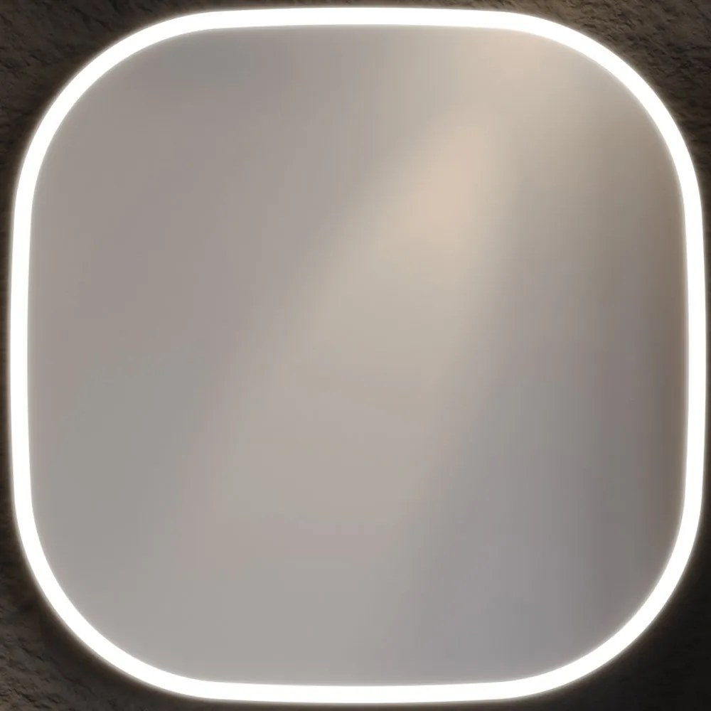 Καθρέφτης Led Enza 3MENZ100WHM 100cm White Mdf,Γυαλί