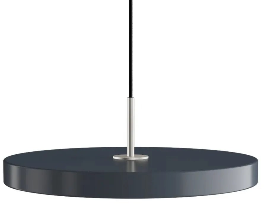 Φωτιστικό Οροφής Asteria Plus Medium Steel 2561C4172 Φ43x14cm Led 1600lm 28W 2400-3000k Anthracite Umage