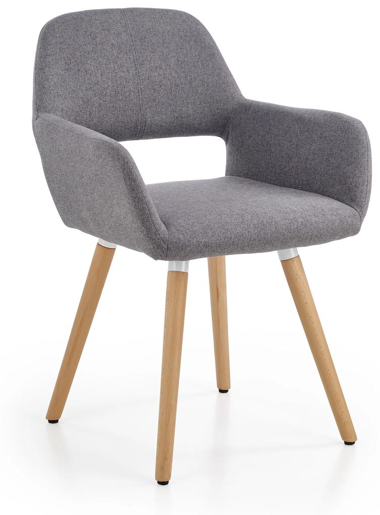 60-20991 K283 chair, color: grey DIOMMI V-CH-K/283-KR-POPIEL, 1 Τεμάχιο