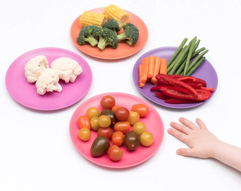 Set πιάτα ρηχά από bamboo "Sunset" Bobo &amp; Boo