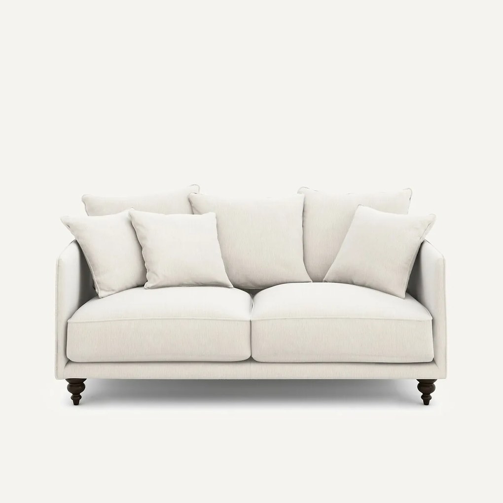 Καναπές compact από βελούδινη chenille, Lazare