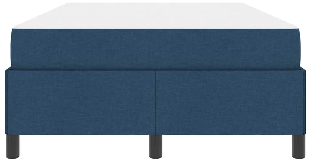 vidaXL Κρεβάτι με ελατήρια Μπλε και Μαύρο 120 x 190 cm
