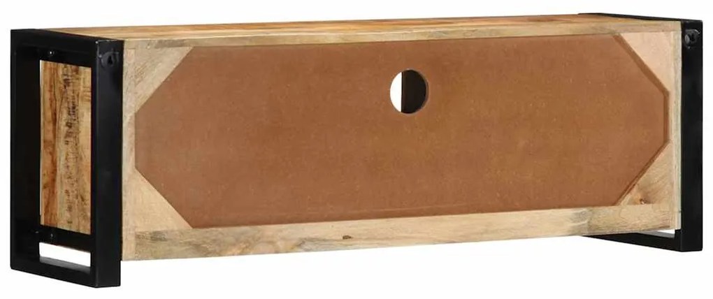 ντουλάπι τηλεόρασης vidaXL 100x30x35 cm Στερεό ακατέργαστο ξύλο Mango