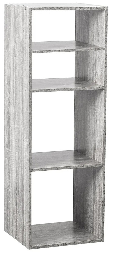 Βιβλιοθήκη Δαπέδου 4 Θέσεων (34.5x32x100.5) F-V Mix Grey 138927A